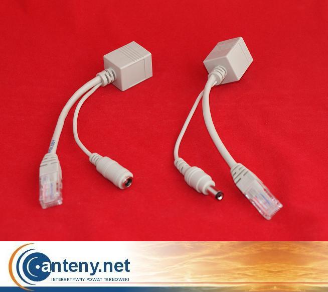 Uniwersalny adapter zasilania POE (po skr�tce)