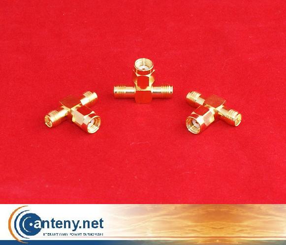 Tr�jnik RP-SMAm/2xRP-SMA� GOLD